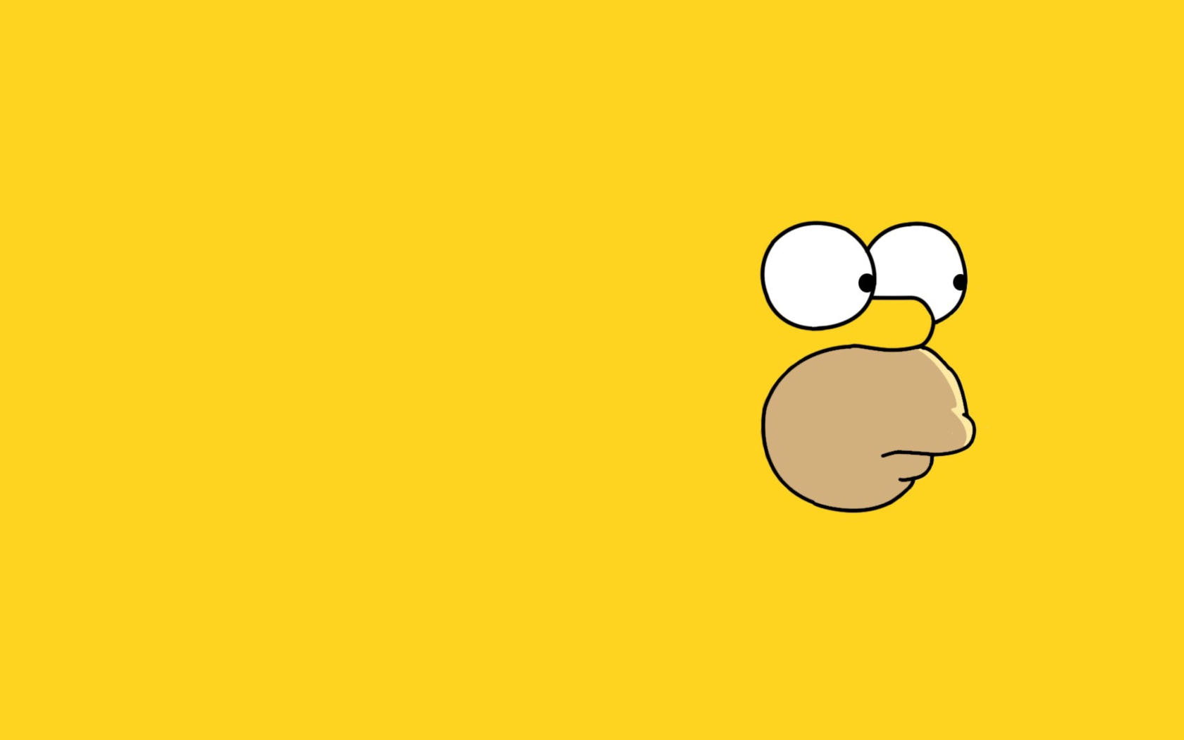 Homer Simpson wallpaper 1680x1050