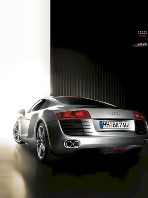 Audi R8 wallpaper 480x640