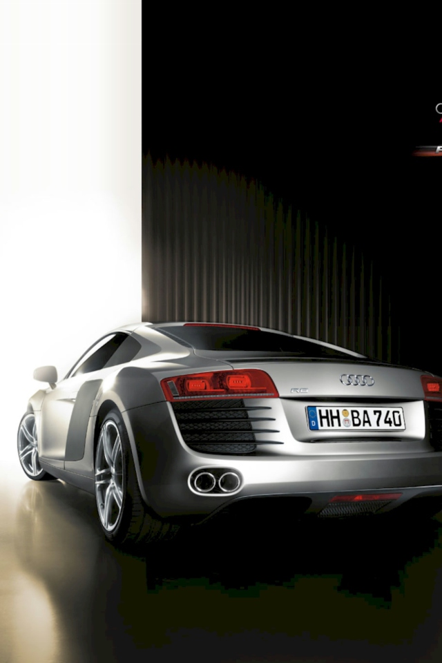Audi R8 wallpaper 640x960