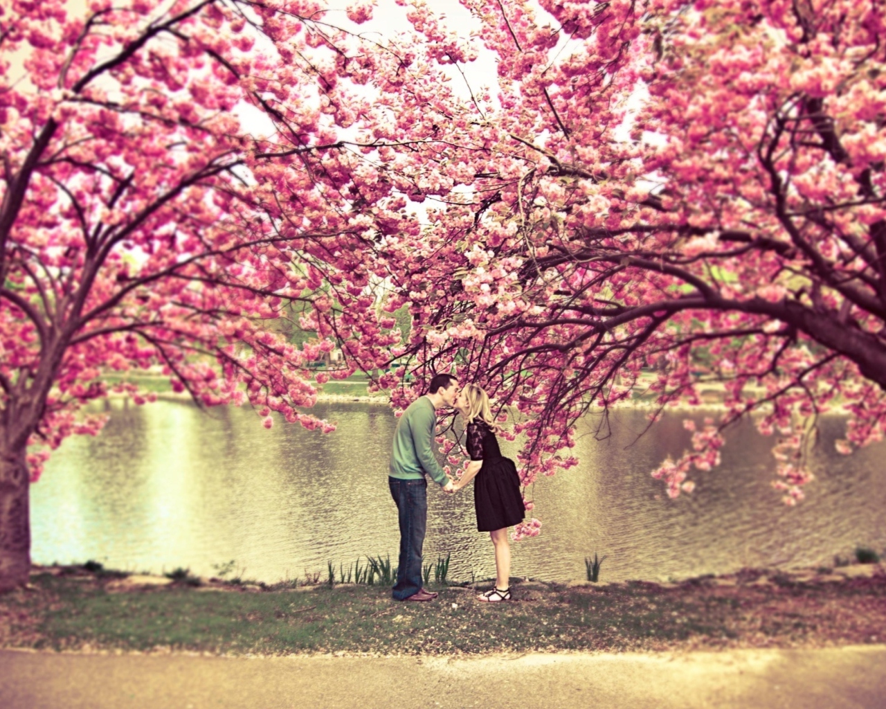 Screenshot №1 pro téma Spring Love Has Come 1280x1024