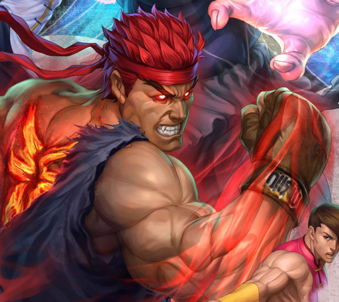 Street Fighter Arcade Game wallpaper 1080x960