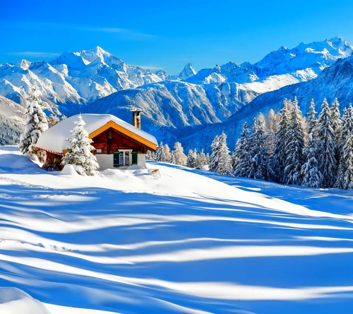 Little House In Alps screenshot #1 1440x1280