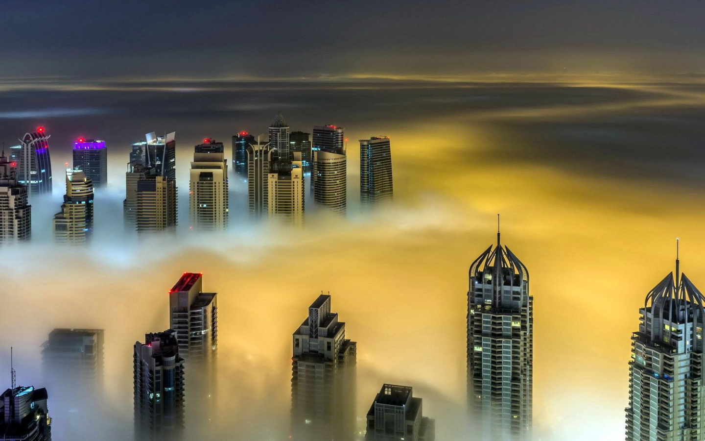 Dubai on Top wallpaper 1440x900