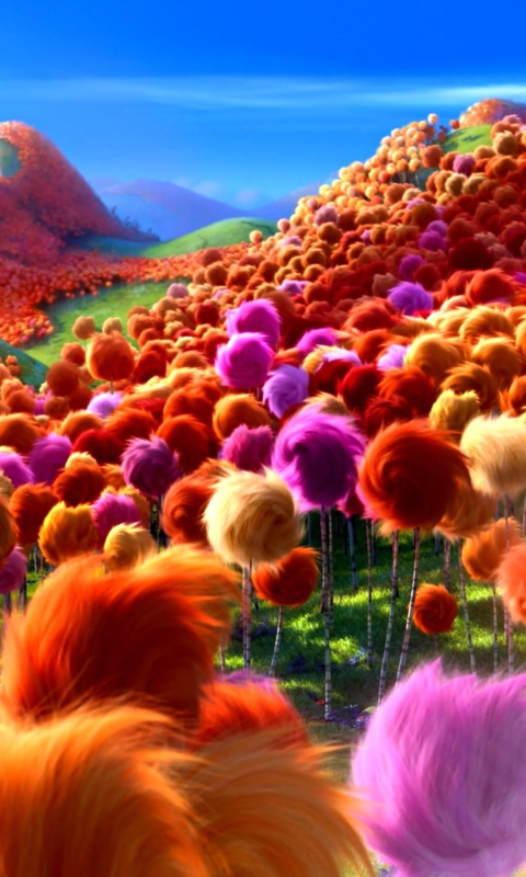 Das Fluffy Valley Wallpaper 480x800