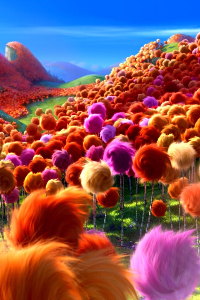 Fondo de pantalla Fluffy Valley 640x960