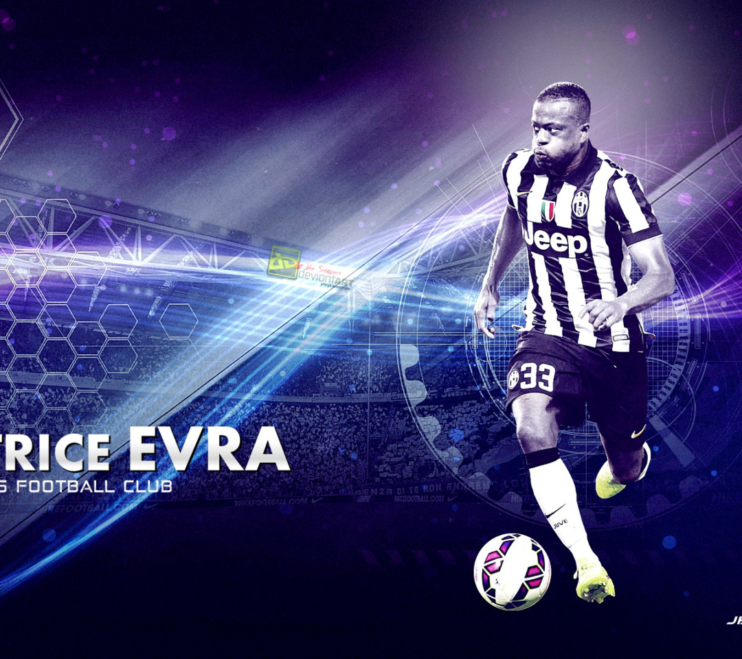 Fondo de pantalla Patrice Evra - Juventus 1080x960
