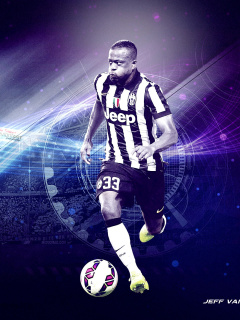 Fondo de pantalla Patrice Evra - Juventus 240x320
