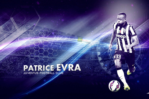 Обои Patrice Evra - Juventus 480x320