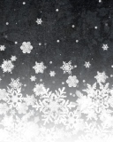 Das Snowflakes Wallpaper 128x160