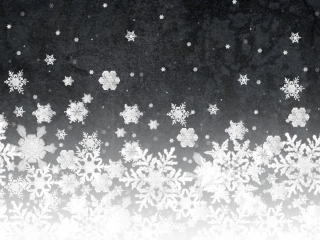 Das Snowflakes Wallpaper 320x240