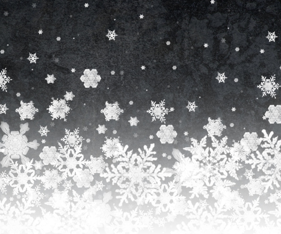 Обои Snowflakes 960x800