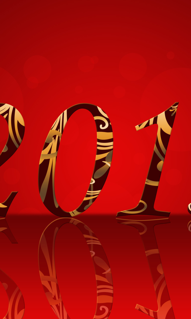 Happy New Year wallpaper 768x1280