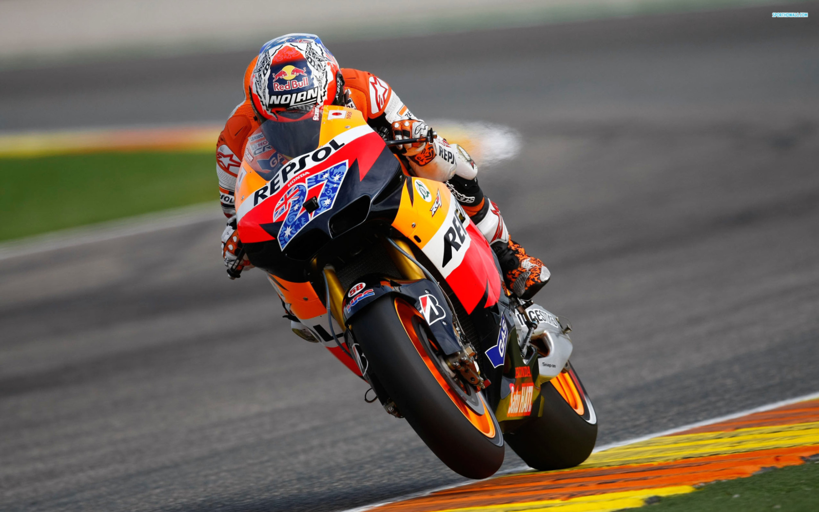 Fondo de pantalla Casey Stoner 1680x1050