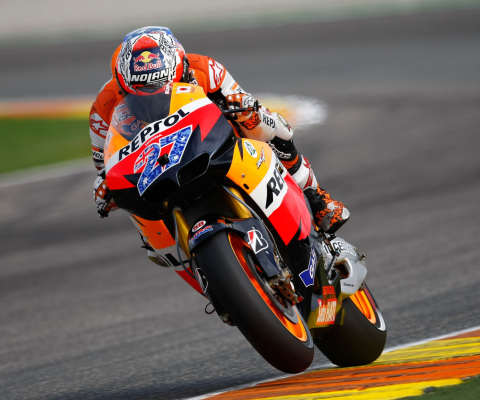 Screenshot №1 pro téma Casey Stoner 480x400