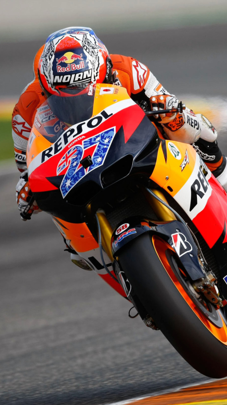 Обои Casey Stoner 750x1334