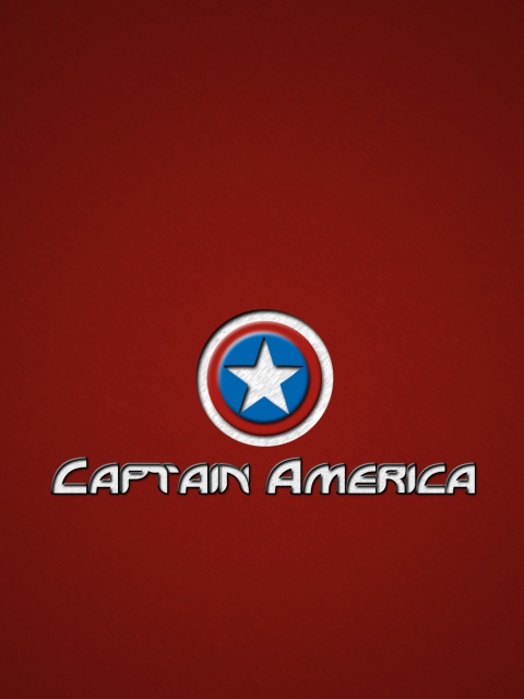 Das Captain America Shield Wallpaper 480x640