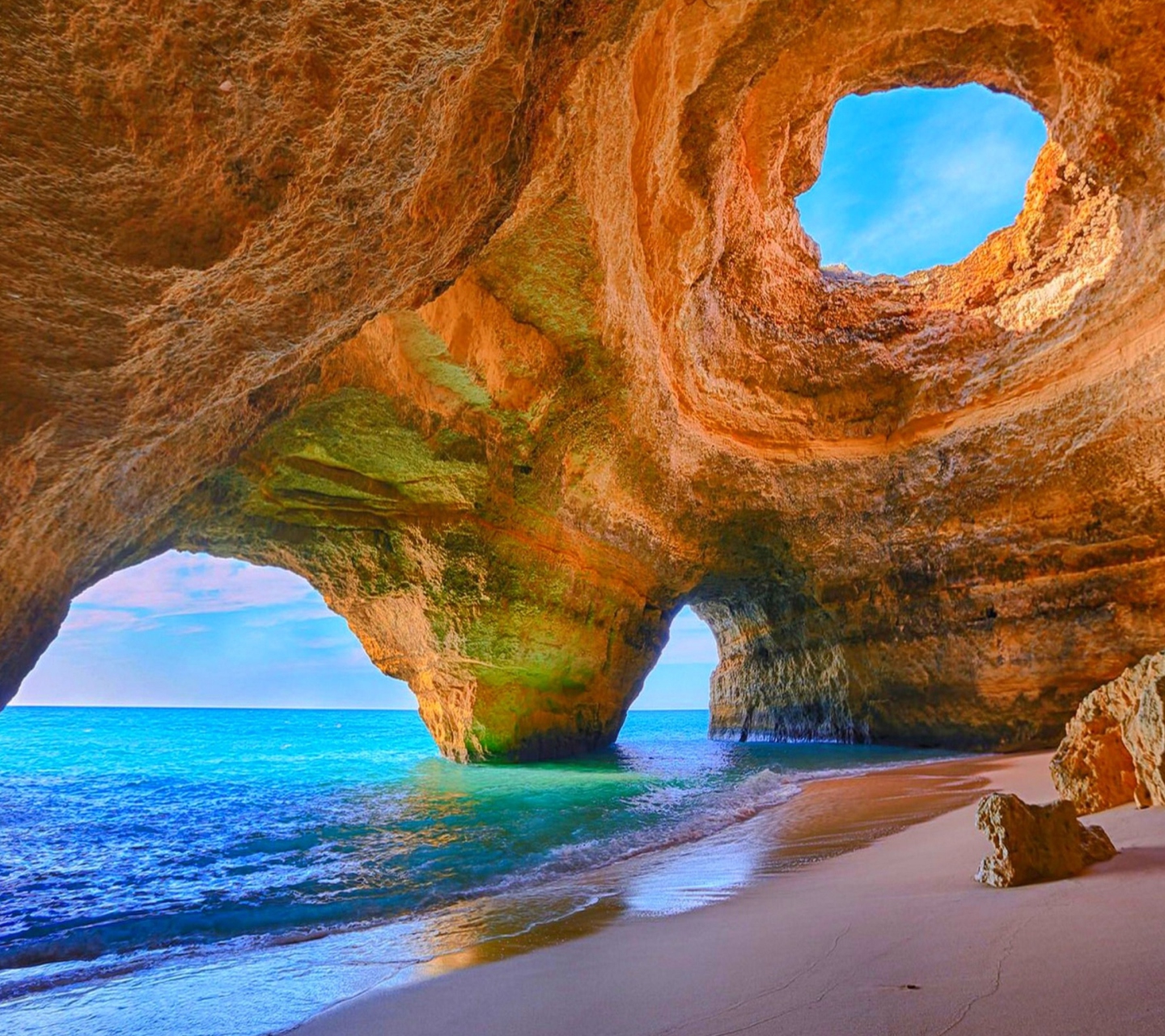 Fondo de pantalla Sea Cave 1440x1280