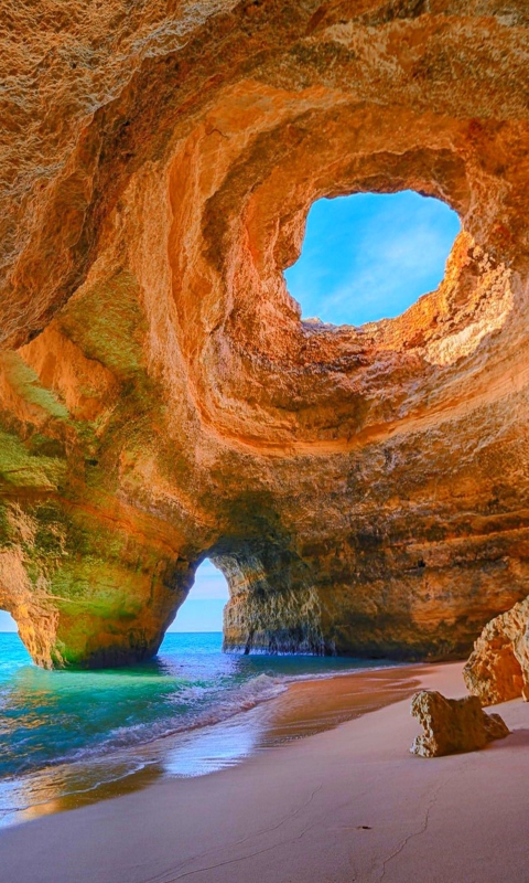 Sea Cave wallpaper 480x800