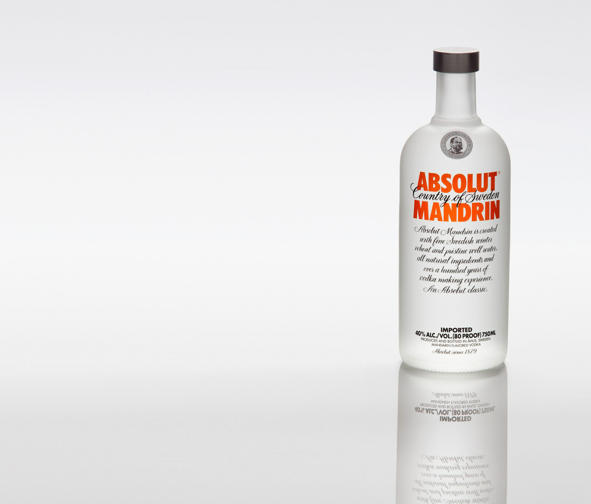 Обои Absolut Vodka Mandarin 1200x1024