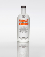 Absolut Vodka Mandarin wallpaper 176x220