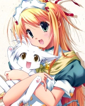 Das Anime Girl Wallpaper 176x220