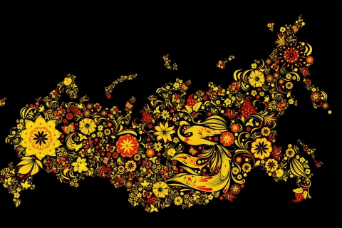 Das Asian Floral Design Wallpaper 480x320