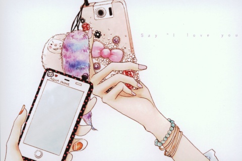 Das La Fleur Phone Cover Wallpaper 480x320