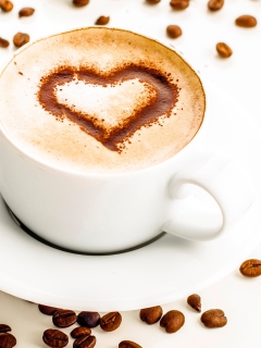 Cappuccino Heart screenshot #1 240x320