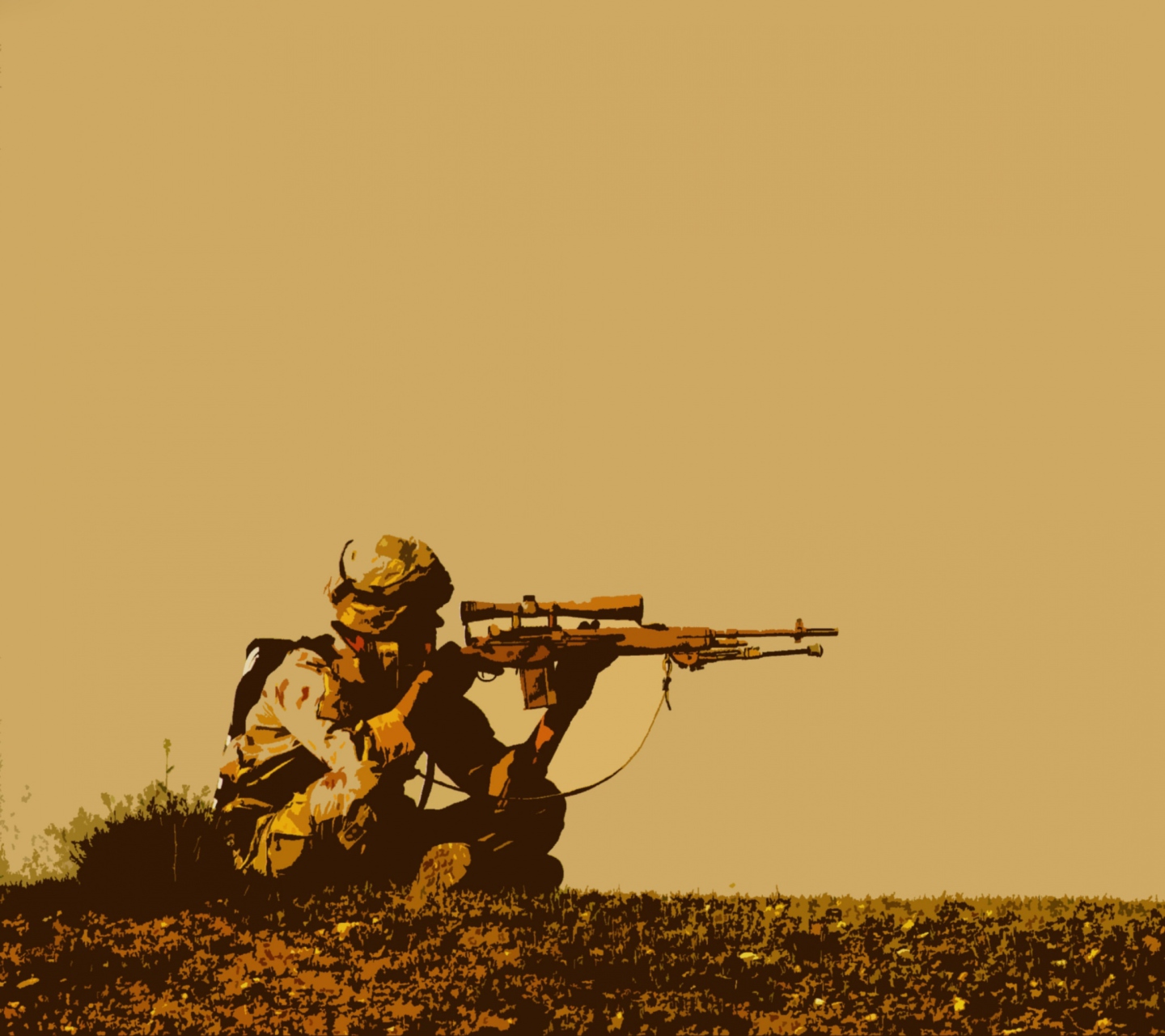 Army Soldier wallpaper 1440x1280