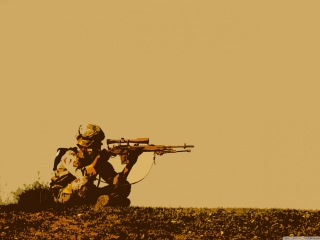 Fondo de pantalla Army Soldier 320x240