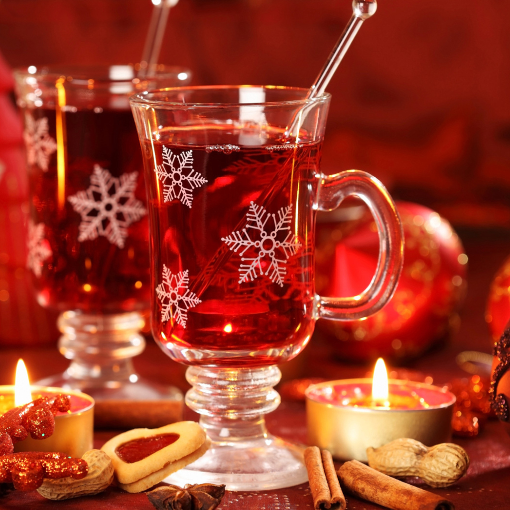 Christmas Mulled Wine wallpaper 1024x1024