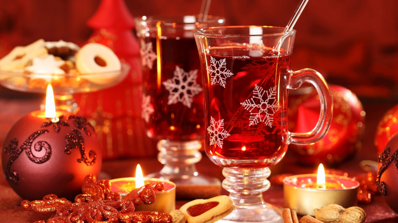 Christmas Mulled Wine wallpaper 1280x720
