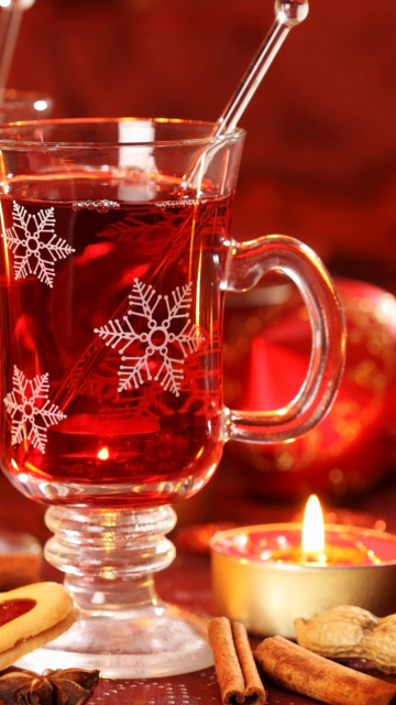 Christmas Mulled Wine wallpaper 360x640