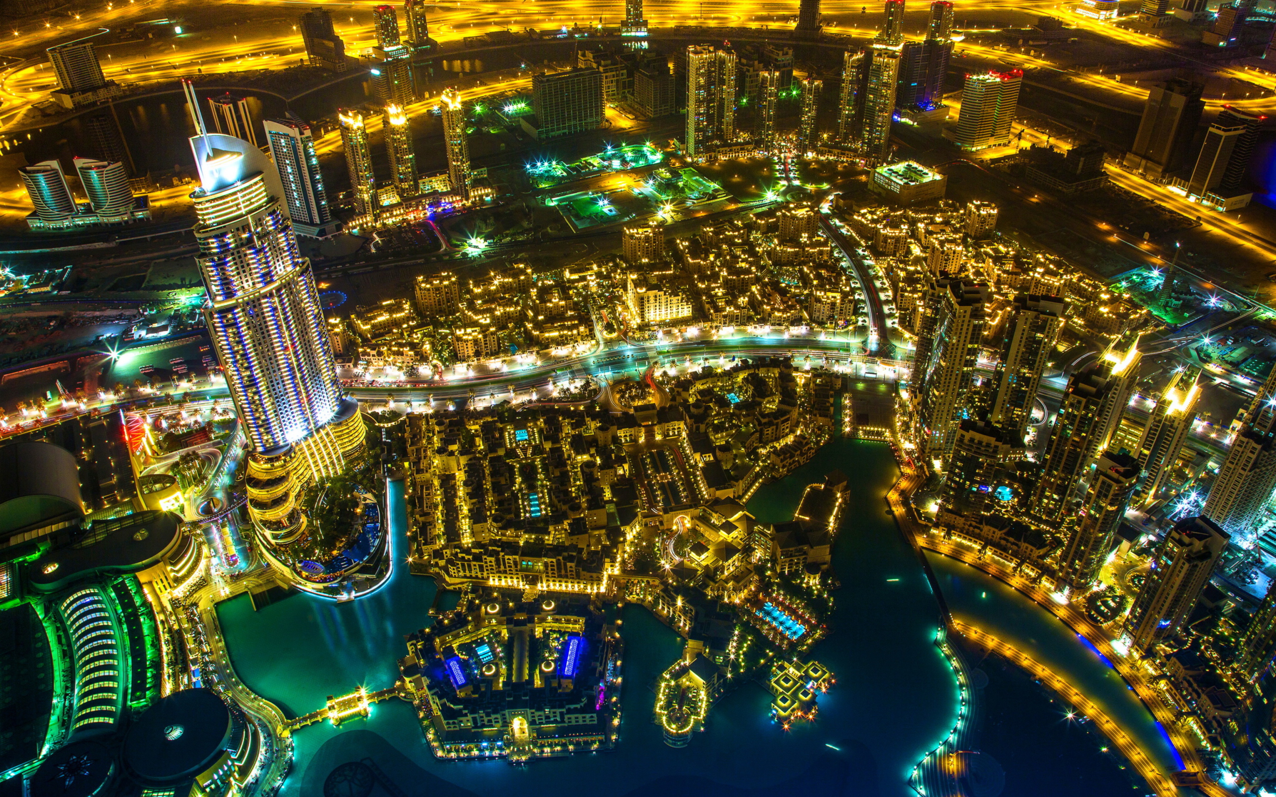 Обои Dubai Top View 2560x1600