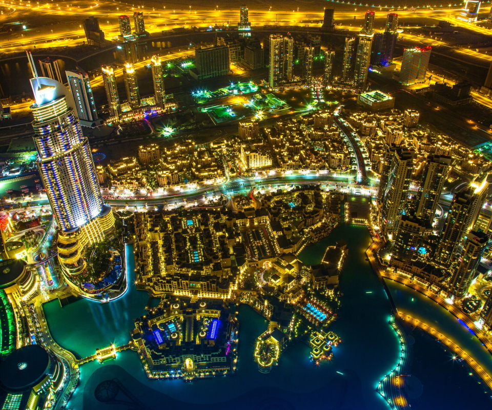 Обои Dubai Top View 960x800