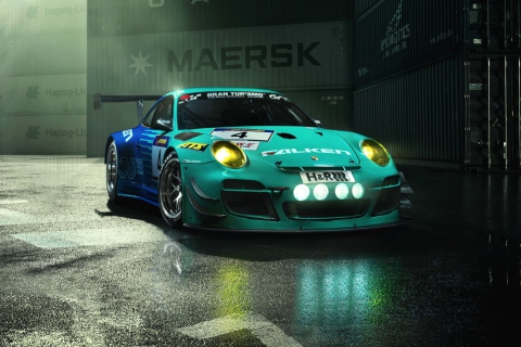 Screenshot №1 pro téma Falken Porsche 911 G 480x320