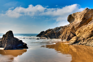 Oceanfront Beach papel de parede para celular para Samsung Galaxy Q