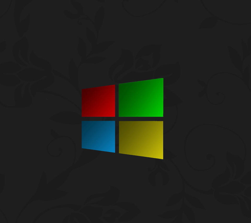 Windows 3D Logo wallpaper 960x854