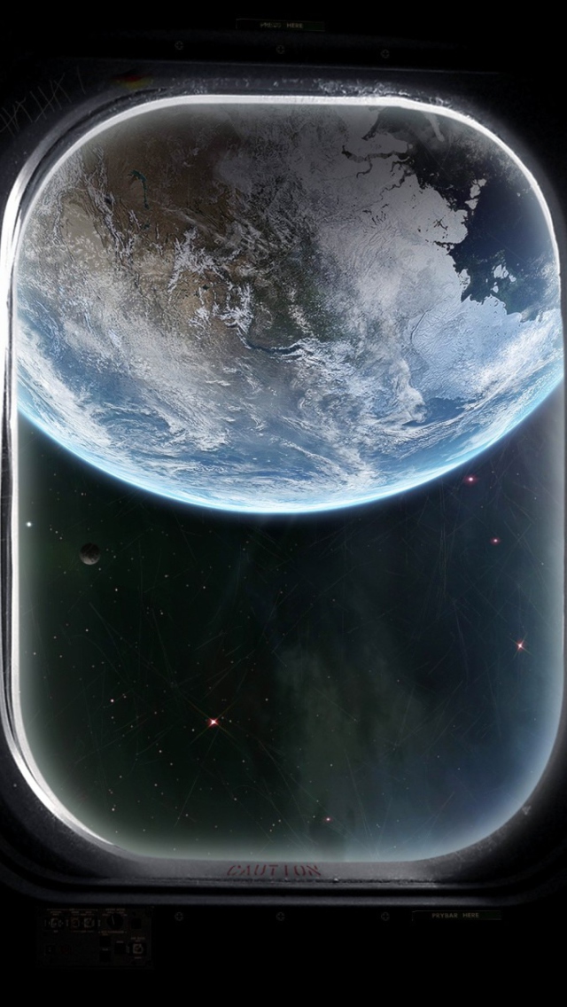 View From Outer Space wallpaper 640x1136