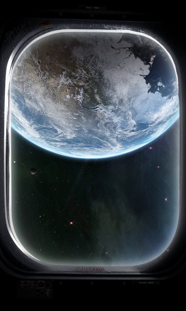View From Outer Space wallpaper 768x1280