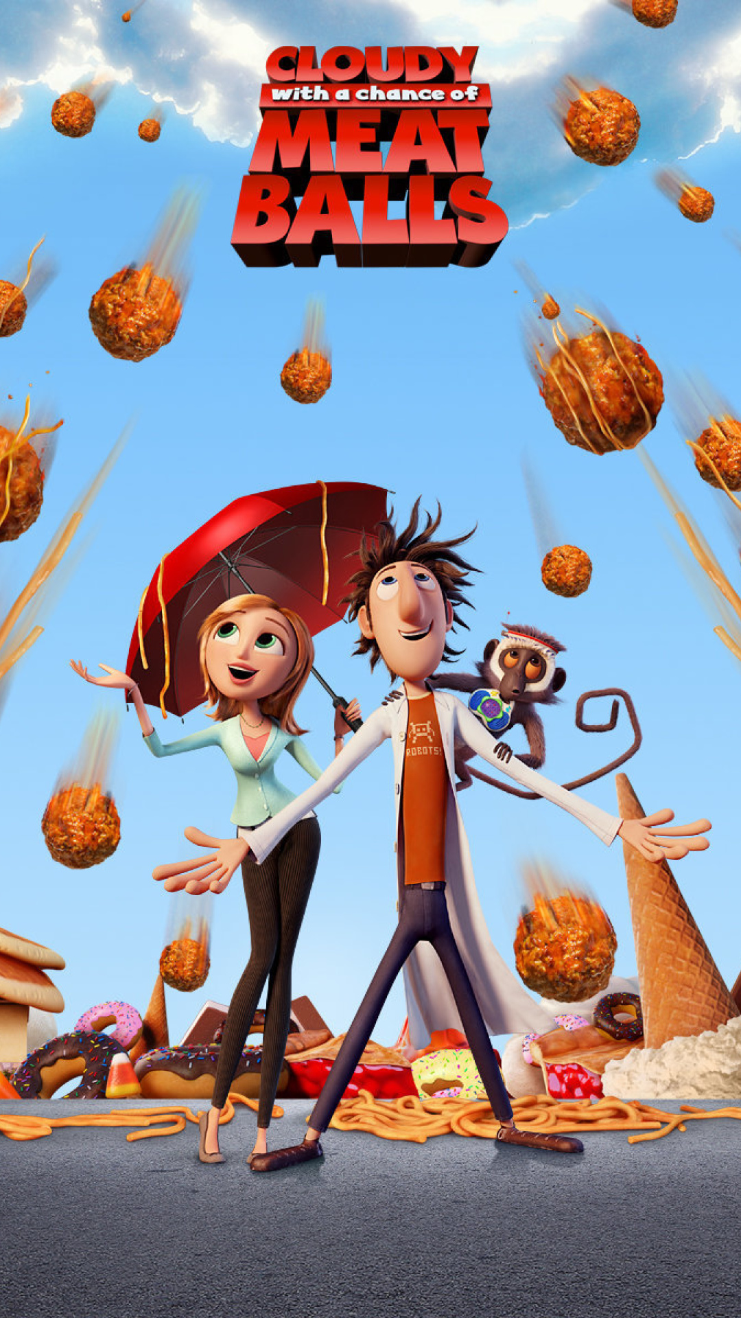 Sfondi Cloudy with a Chance of Meatballs 1080x1920