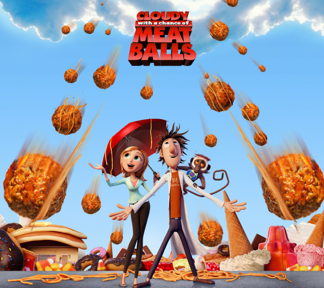 Cloudy with a Chance of Meatballs Wallpaper for Lenovo IdeaPhone P770.