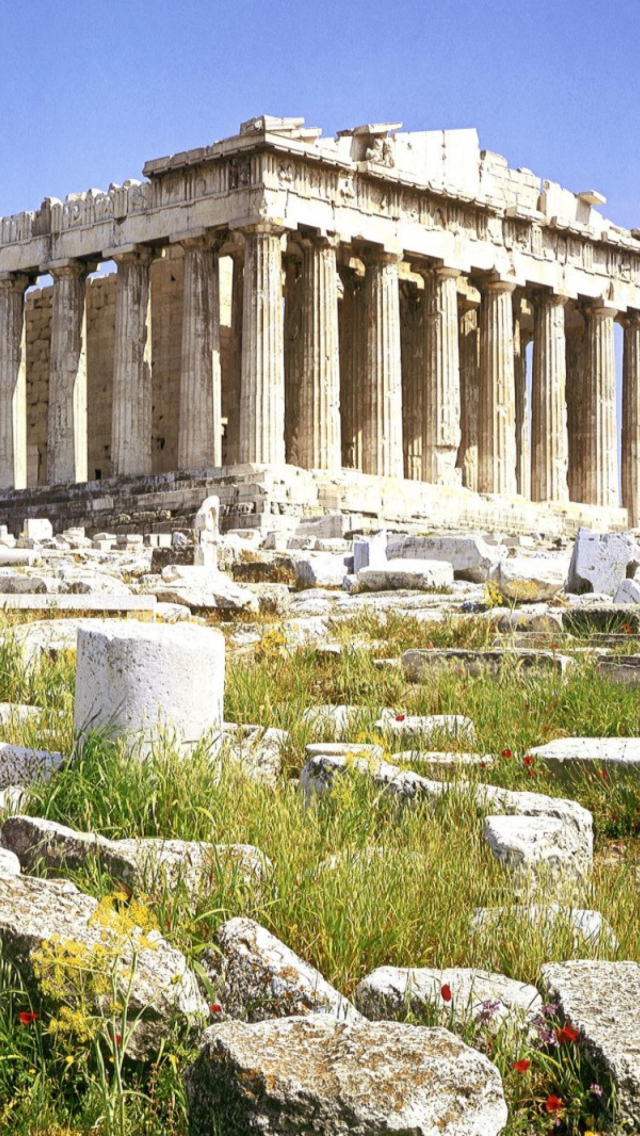 Das Parthenon Acropolis Athens Greece Wallpaper 640x1136