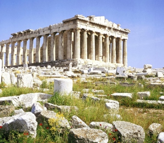Parthenon Acropolis Athens Greece papel de parede para celular para iPad