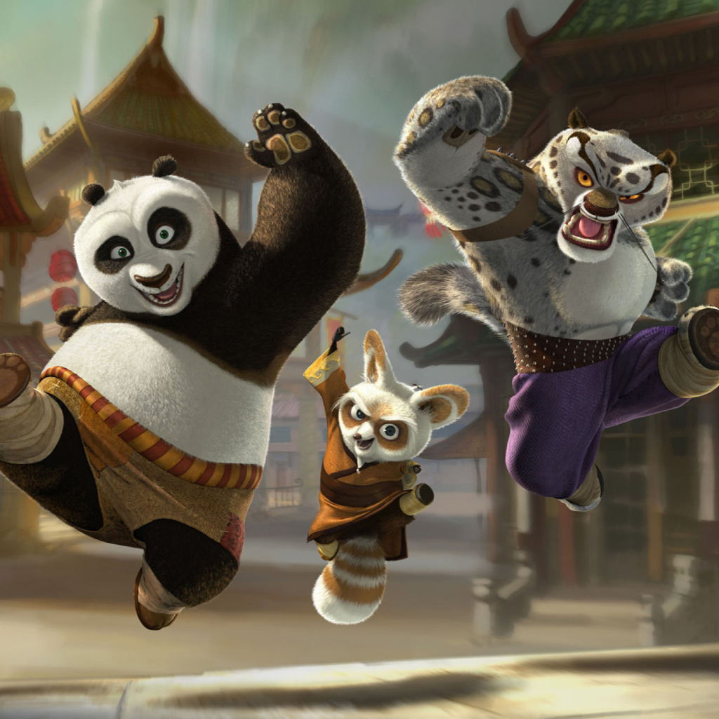 Обои Kung Fu Panda 1024x1024