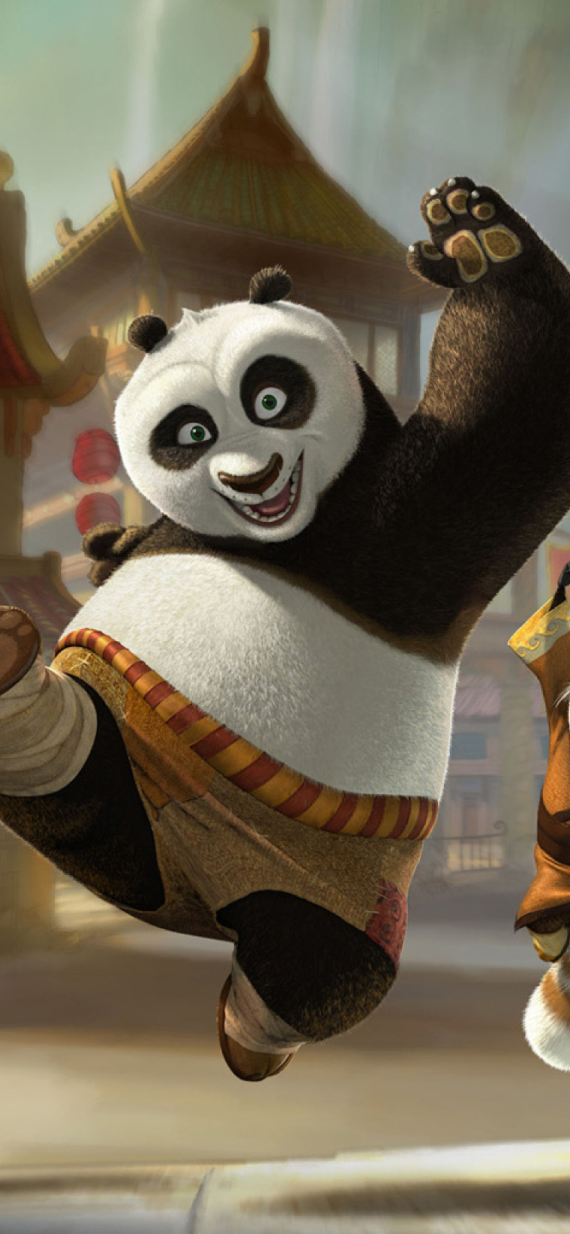 Das Kung Fu Panda Wallpaper 1170x2532