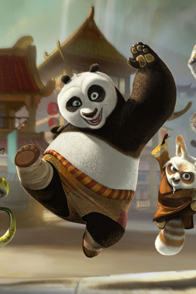 Kung Fu Panda wallpaper 640x960