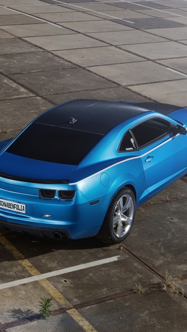 Обои Chevrolet Camaro SS 640x1136