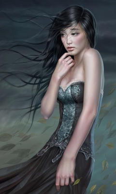 Das Fantasy Girl Wallpaper 240x400