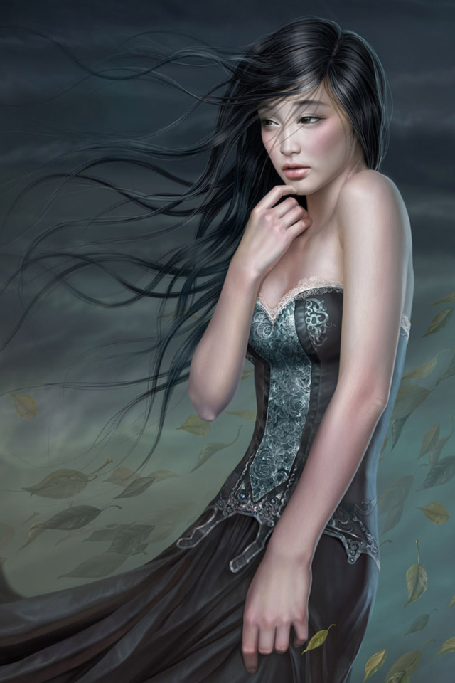 Das Fantasy Girl Wallpaper 640x960